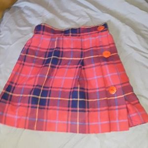 Toddler plaid skirt